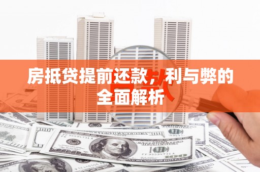肃宁房抵贷提前还款，利与弊的全面解析