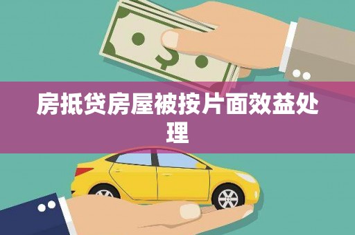 罗东房抵贷房屋被按片面效益处理