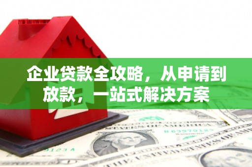 菏泽企业贷款全攻略，从申请到放款，一站式解决方案