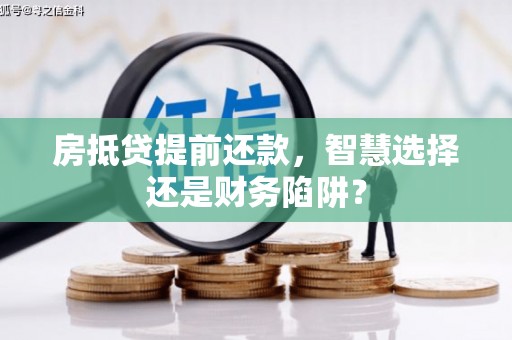 武侯房抵贷提前还款，智慧选择还是财务陷阱？