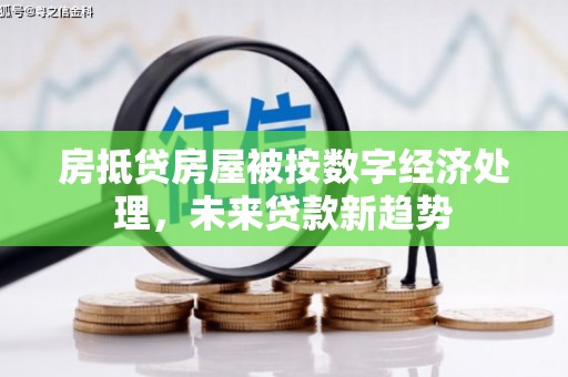 南市房抵贷房屋被按数字经济处理，未来贷款新趋势