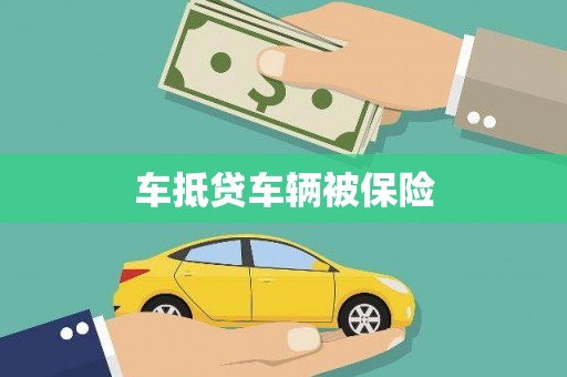 武清车抵贷车辆被保险