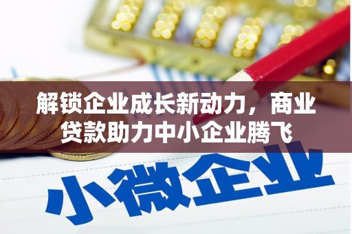 巨鹿解锁企业成长新动力，商业贷款助力中小企业腾飞