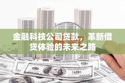 凤林金融科技公司贷款，革新借贷体验的未来之路