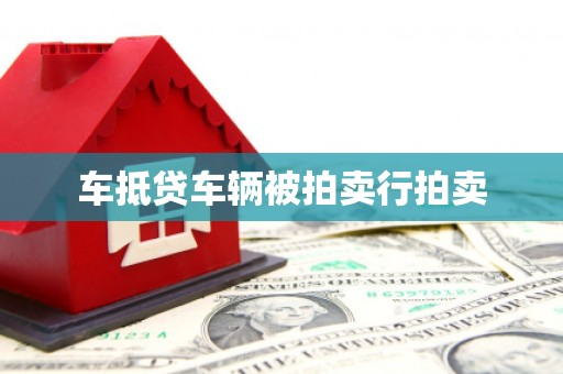 贵阳车抵贷车辆被拍卖行拍卖