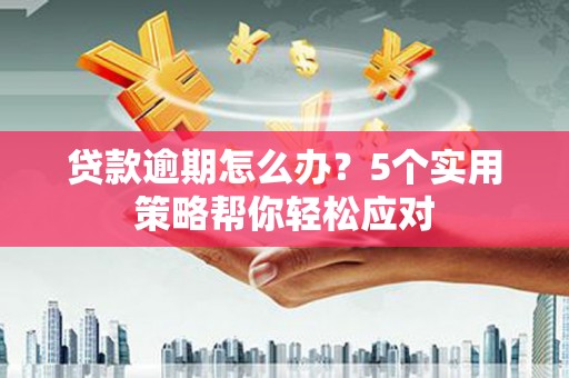长武贷款逾期怎么办？5个实用策略帮你轻松应对