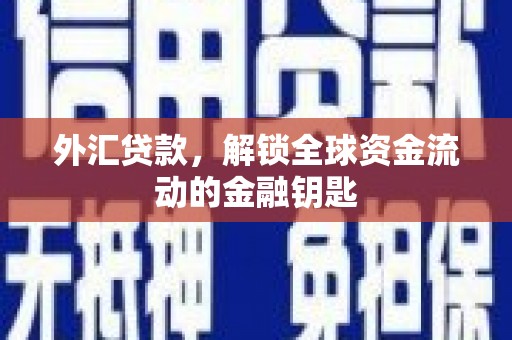 公主岭外汇贷款，解锁全球资金流动的金融钥匙