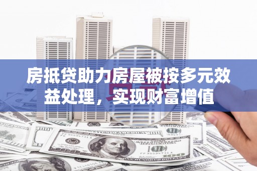 庆元房抵贷助力房屋被按多元效益处理，实现财富增值