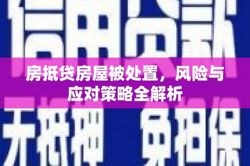 岳麓房抵贷房屋被处置，风险与应对策略全解析