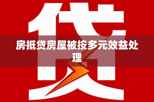 呼和浩特房抵贷房屋被按多元效益处理