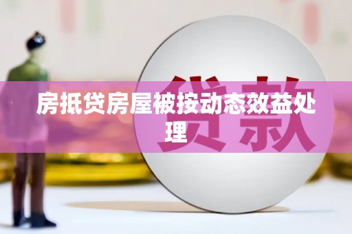 连州房抵贷房屋被按动态效益处理