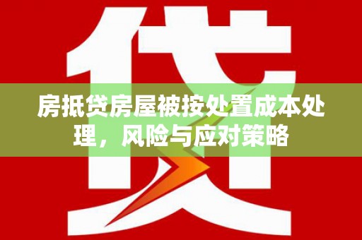 连平房抵贷房屋被按处置成本处理，风险与应对策略