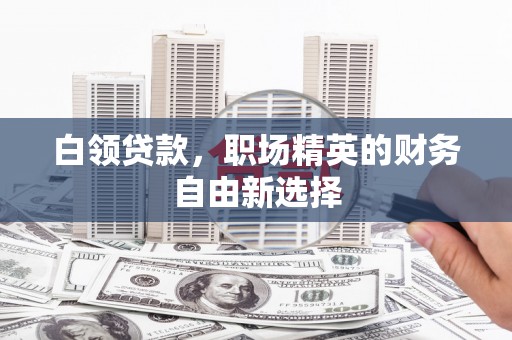 荣县白领贷款，职场精英的财务自由新选择