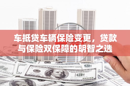 安新车抵贷车辆保险变更，贷款与保险双保障的明智之选