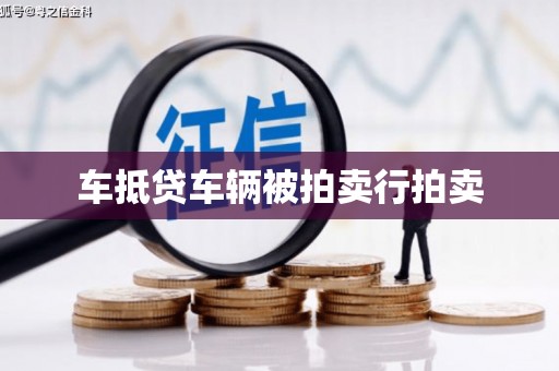 陕县车抵贷车辆被拍卖行拍卖