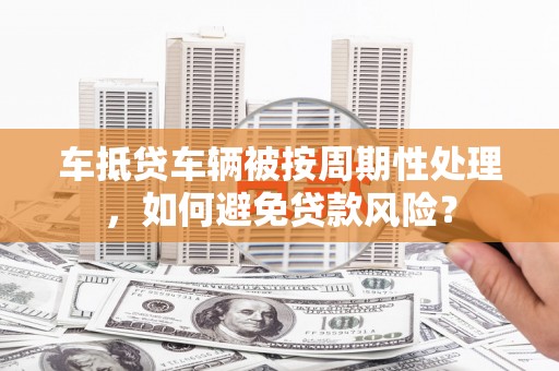 石棉车抵贷车辆被按周期性处理，如何避免贷款风险？