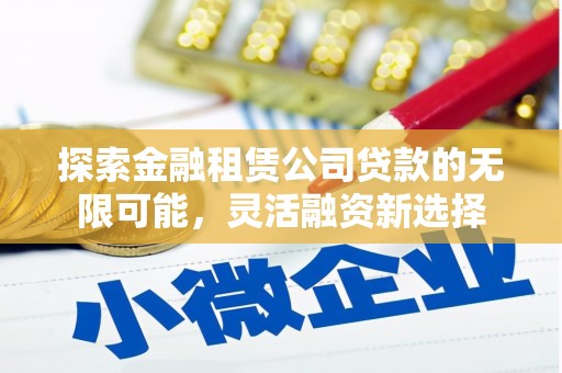 贡山探索金融租赁公司贷款的无限可能，灵活融资新选择