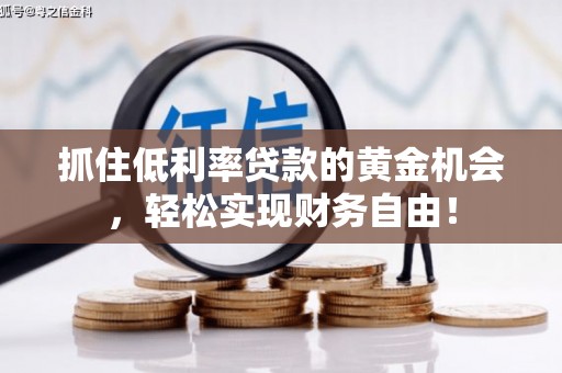 锡林郭勒抓住低利率贷款的黄金机会，轻松实现财务自由！