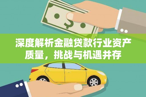 贵池深度解析金融贷款行业资产质量，挑战与机遇并存