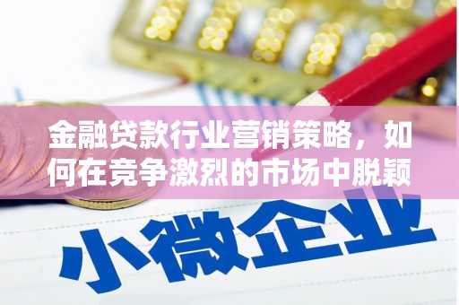雄县金融贷款行业营销策略，如何在竞争激烈的市场中脱颖而出？