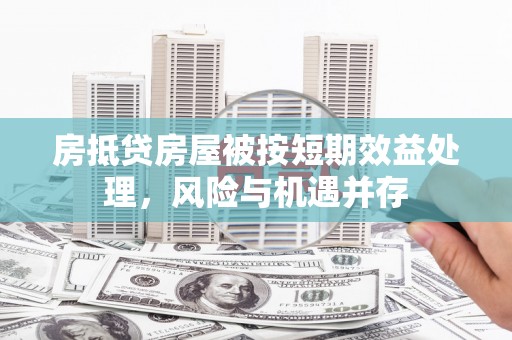 峨眉山房抵贷房屋被按短期效益处理，风险与机遇并存