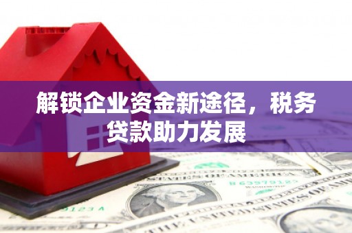 潼关解锁企业资金新途径，税务贷款助力发展