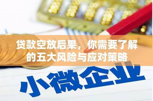 海沧贷款空放后果，你需要了解的五大风险与应对策略