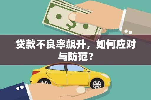 惠州贷款不良率飙升，如何应对与防范？