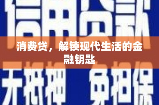 涡阳消费贷，解锁现代生活的金融钥匙
