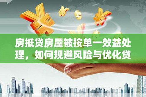 晋宁房抵贷房屋被按单一效益处理，如何规避风险与优化贷款策略