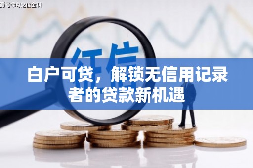 昌吉白户可贷，解锁无信用记录者的贷款新机遇