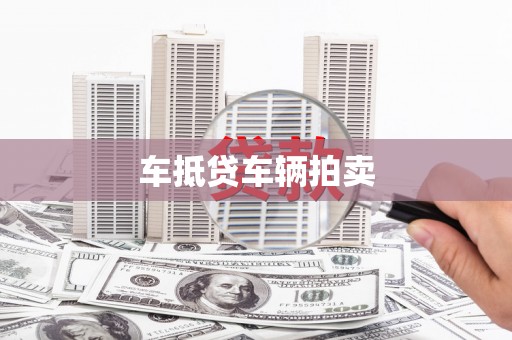 沽源车抵贷车辆拍卖