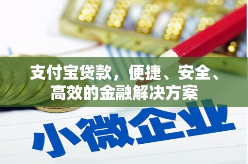 天等支付宝贷款，便捷、安全、高效的金融解决方案