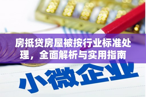 水上房抵贷房屋被按行业标准处理，全面解析与实用指南