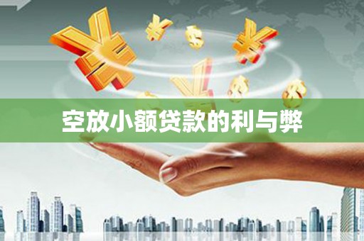 龙南空放小额贷款的利与弊