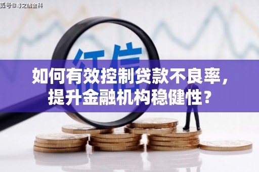 利津如何有效控制贷款不良率，提升金融机构稳健性？