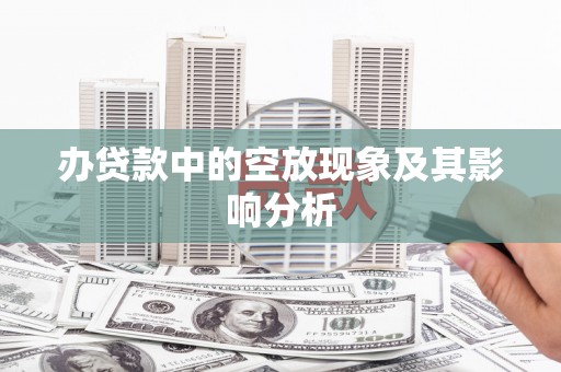 平湖办贷款中的空放现象及其影响分析