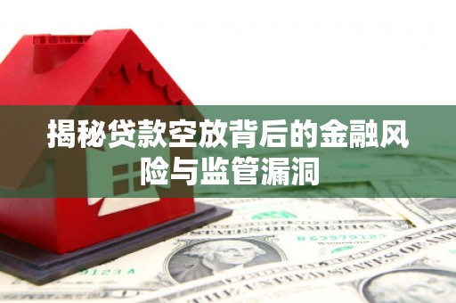 宿迁揭秘贷款空放背后的金融风险与监管漏洞
