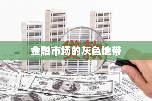 西丰金融市场的灰色地带