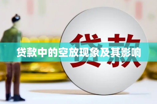 康马贷款中的空放现象及其影响