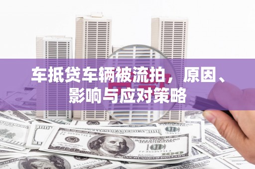 鄢陵车抵贷车辆被流拍，原因、影响与应对策略