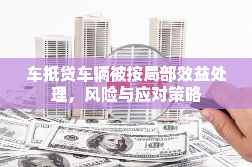 沙河口车抵贷车辆被按局部效益处理，风险与应对策略