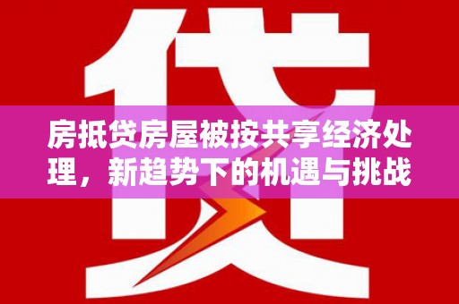 洛南房抵贷房屋被按共享经济处理，新趋势下的机遇与挑战